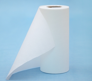 白色平紋水刺無(wú)紡布